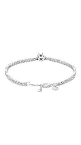 Pulseira Riviera Minnie Prata 925 & Zirconias Cristal 